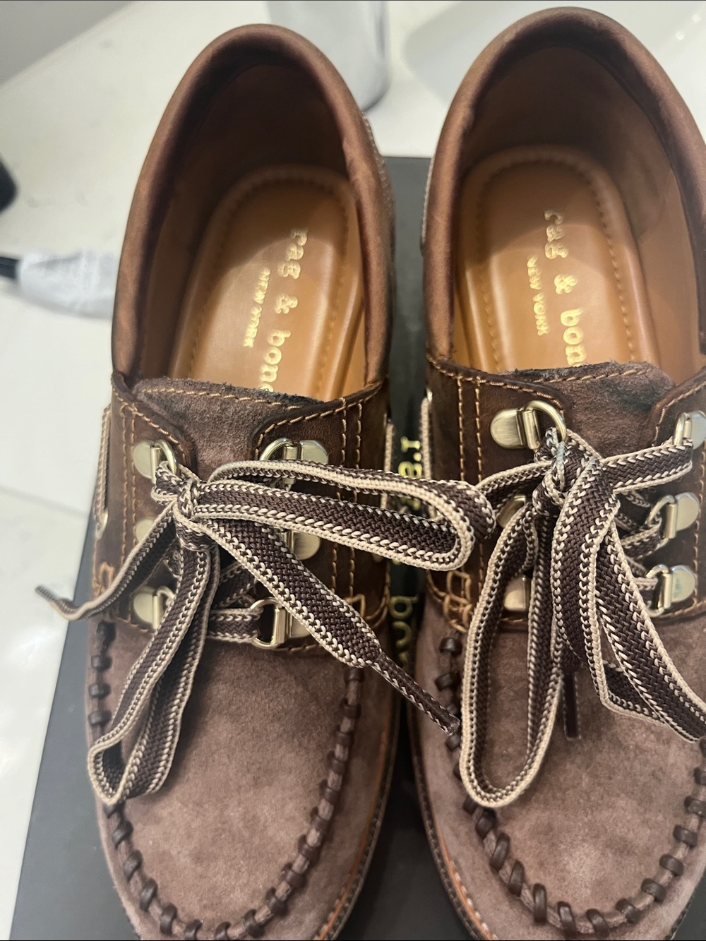 Rag and bone women’s Cameron boat shoe